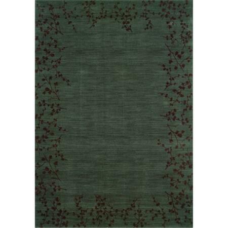 SPHINX BY ORIENTAL WEAVERS Area Rugs, Allure 004D1 4X6 Rectangle - Blue/ Brown-Nylon AL04D14